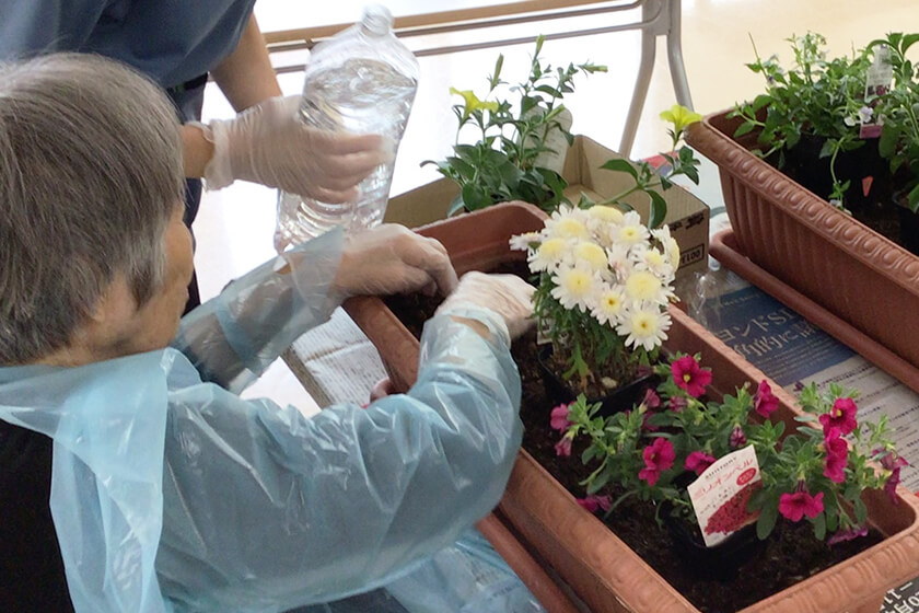 精神科作業療法の様子