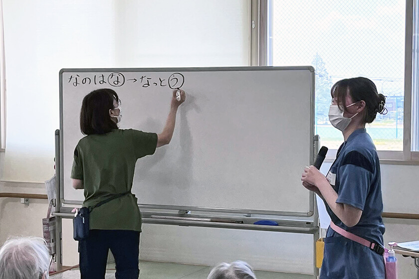 精神科作業療法の様子